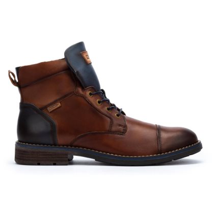 Men's Pikolinos YORK Ankle Boots Brown | NZ I3Q5709